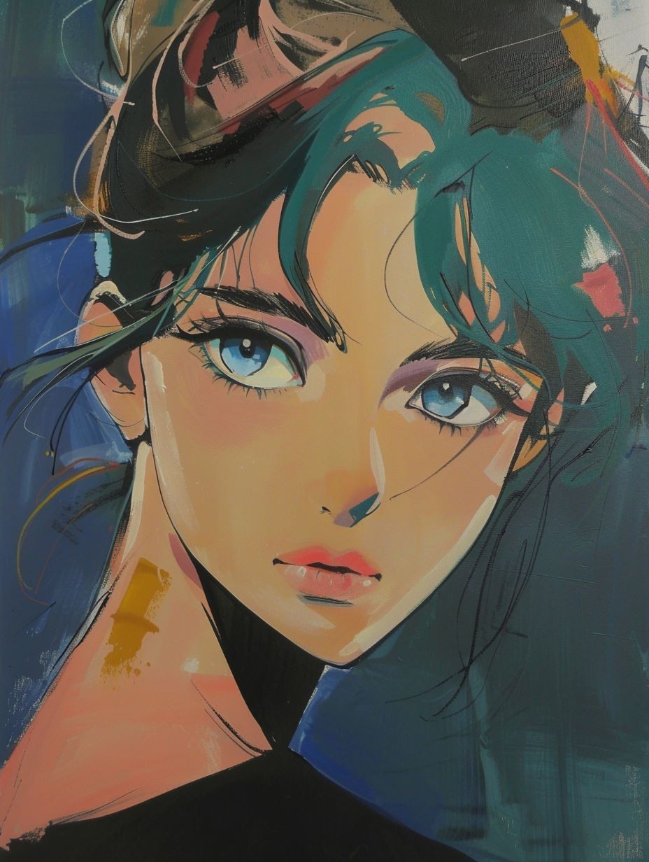 Anime Portrait Art Evolution Study - Image 2