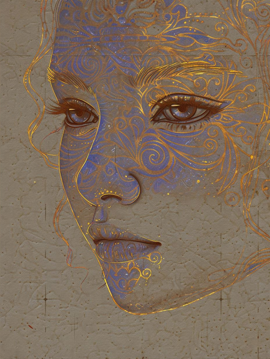 Ethereal Golden Portrait Studies - Image 2