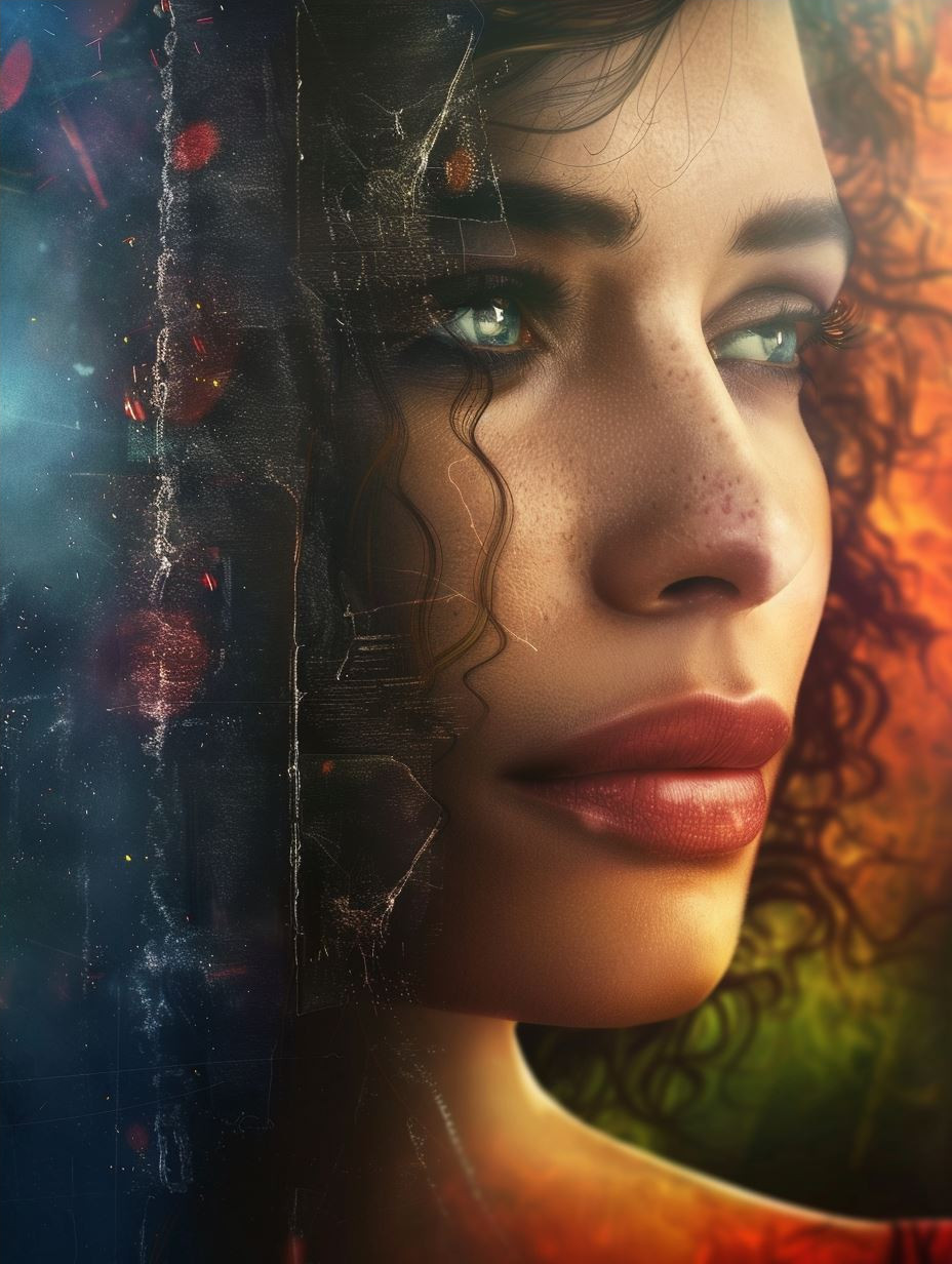 Emotional Portraits of a Mysterious Woman - Image 4