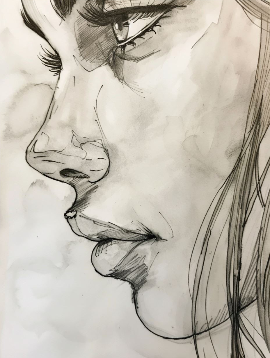 Emotional Expressions in Digital Portrait Art - Image 4