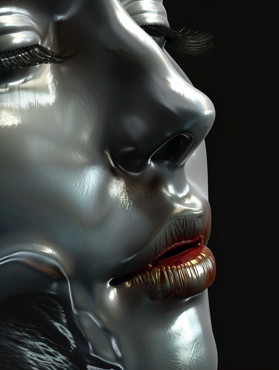 Glossy Porcelain Muse - Image 2