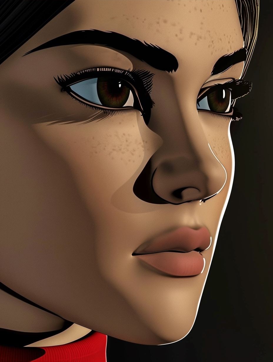 Noir Femme Fatale Illustration - Image 3