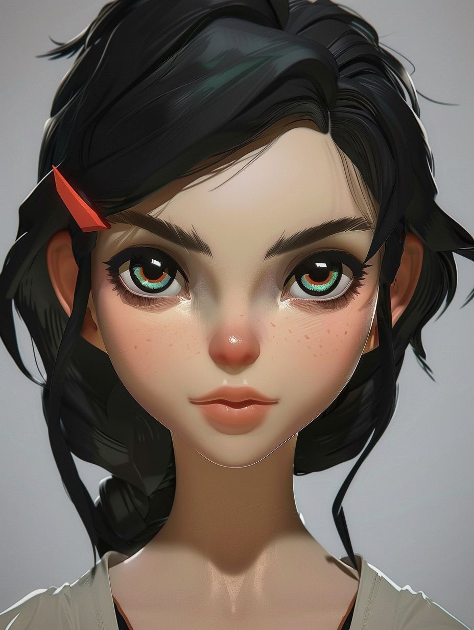 Stylized Digital Portrait Character Studies - Image 3