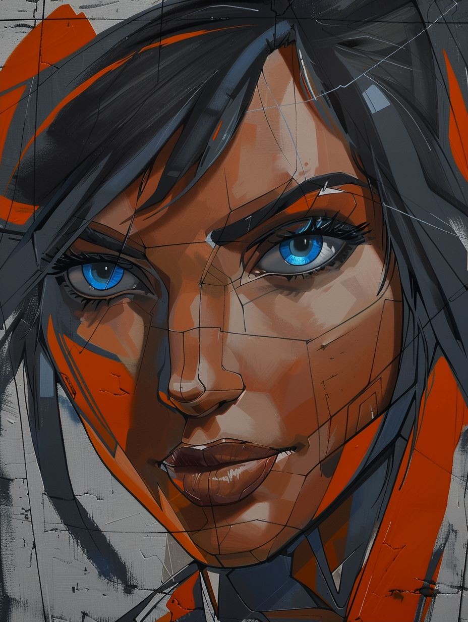 Futuristic Cyborg Portraits in Digital Art - Image 2