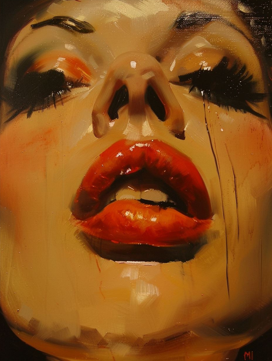 Gilded Shadows Portrait Study - Image 4