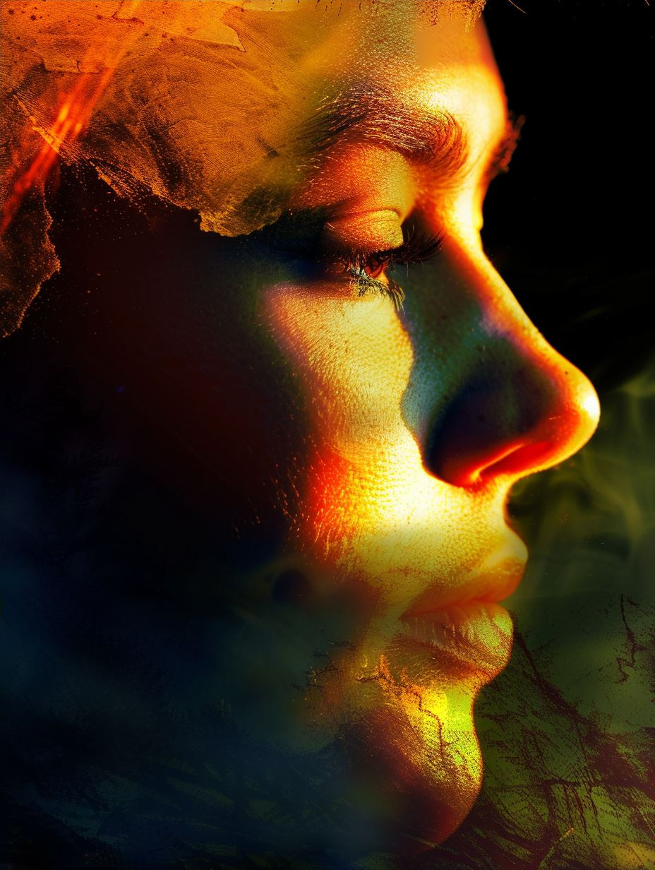 Prismatic Ethereal Portrait Study - Image 4