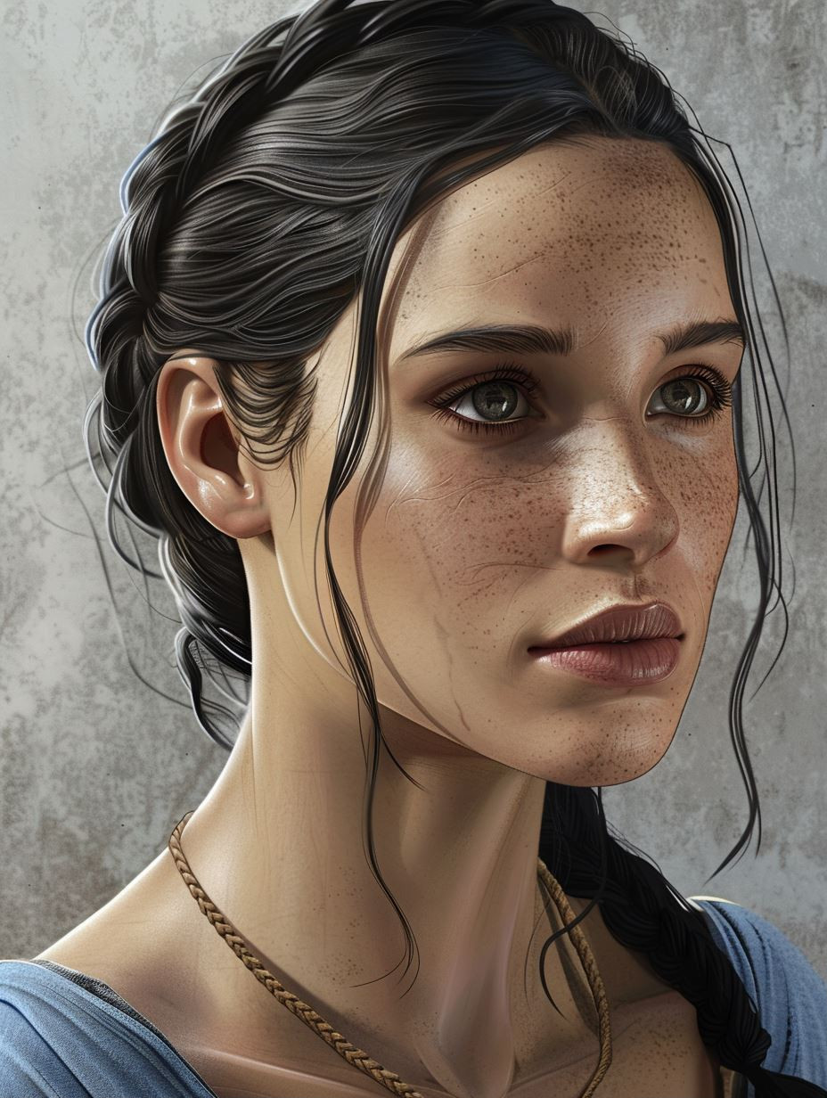 Digital Portraits of a Freckled Woman - Image 1