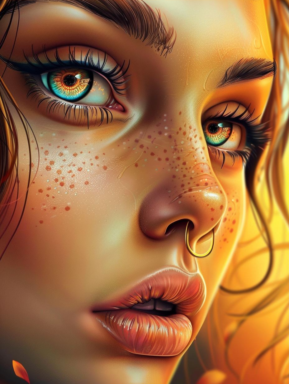 Ethereal Visions of Golden Radiance - Image 3