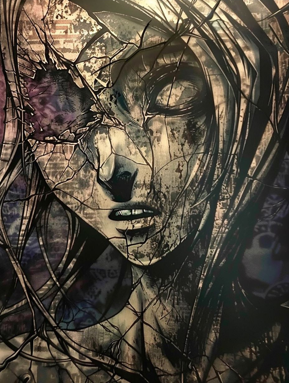Weathered Soul Digital Portrait - Image 3