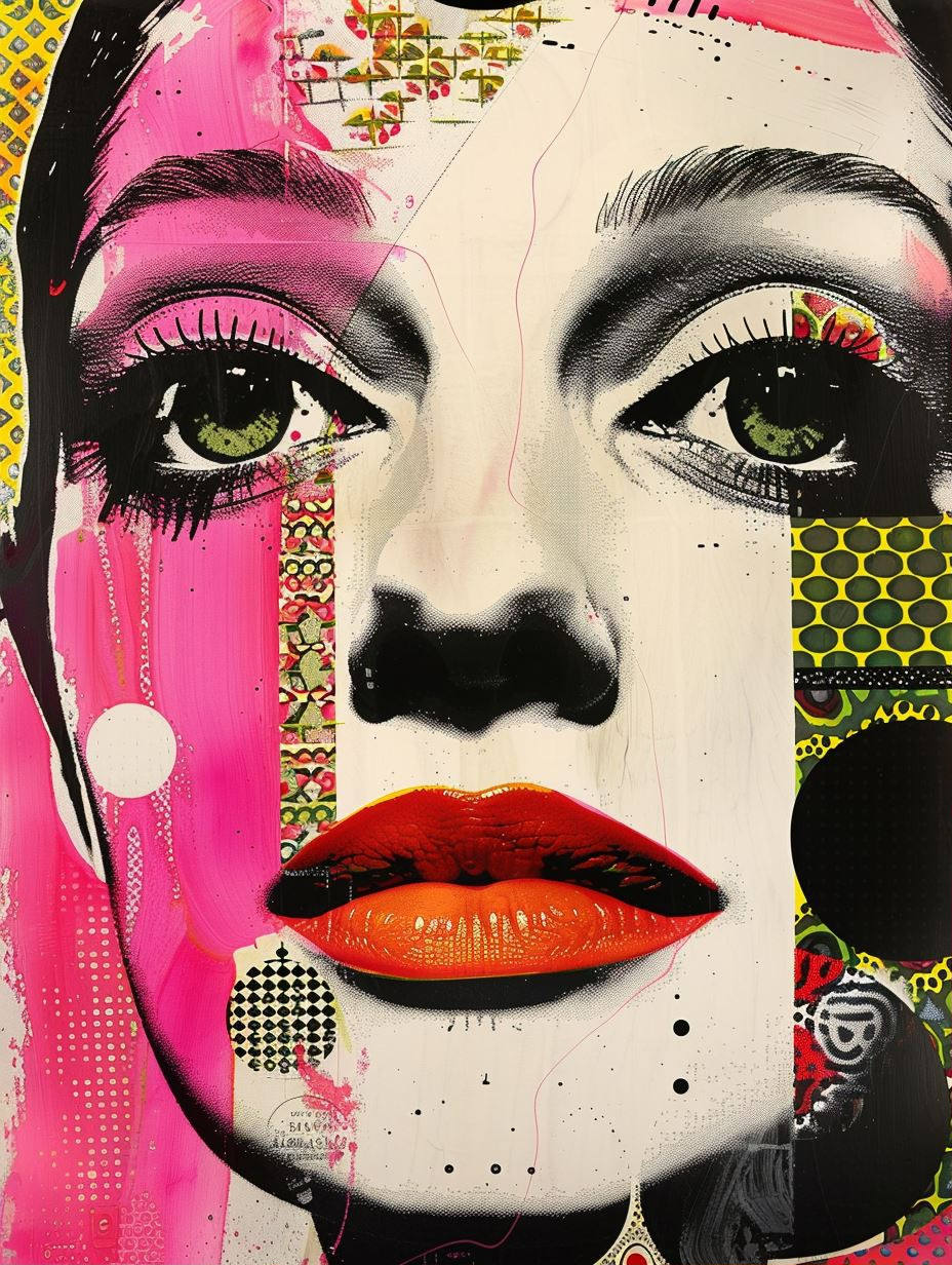 Neon Fragments of a Feminine Gaze - Image 1