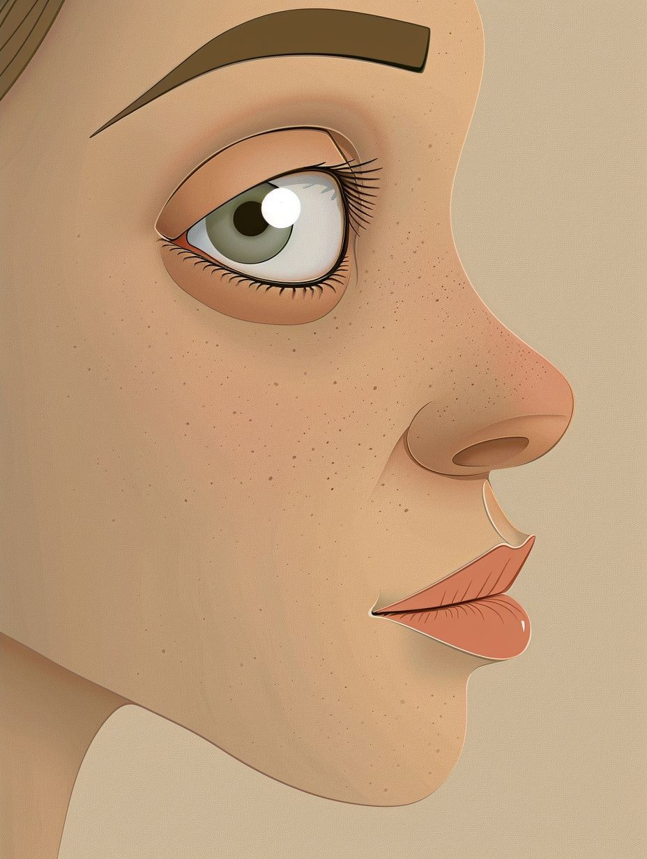 Ethereal Gaze: A Digital Portrait Study - Image 2
