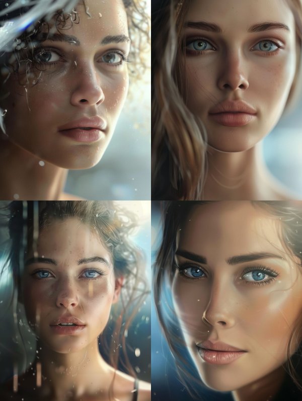 Ethereal Beauty: A Study of Gaze