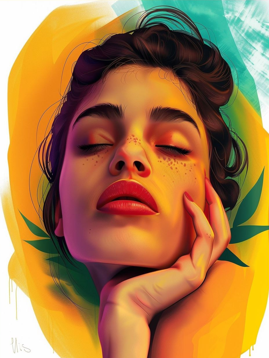 Golden Glow Digital Portrait Collection - Image 4