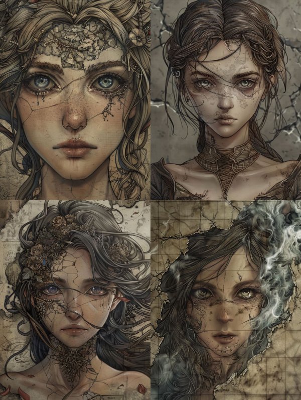Ethereal Melancholy of Stone Portraits