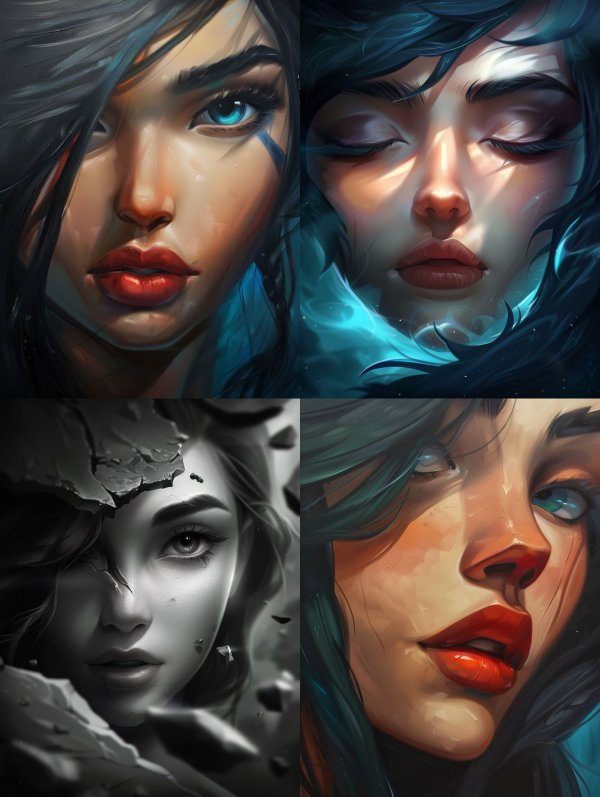 Ethereal Visions of Digital Beauty