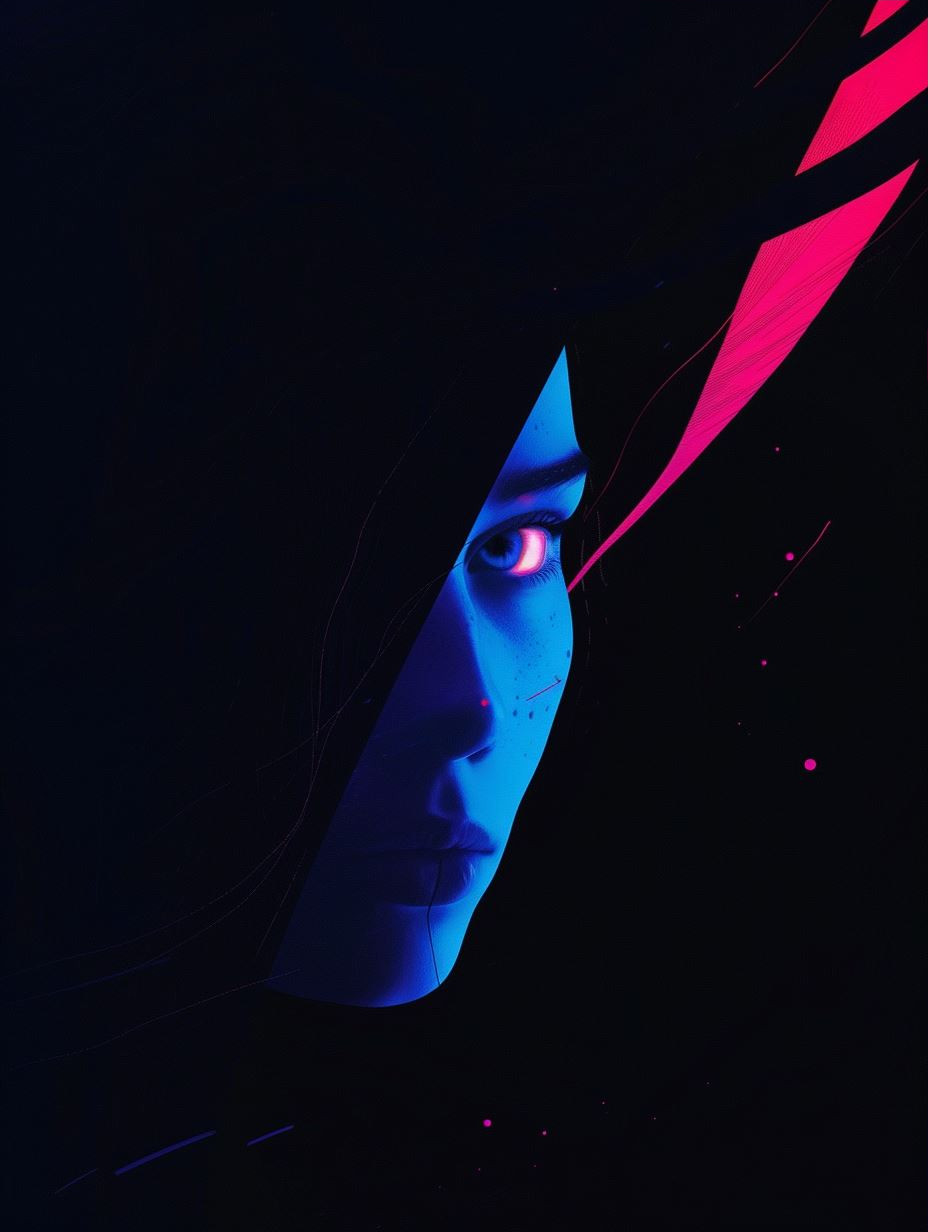 Neon Noir Ethereal Portraits - Image 3