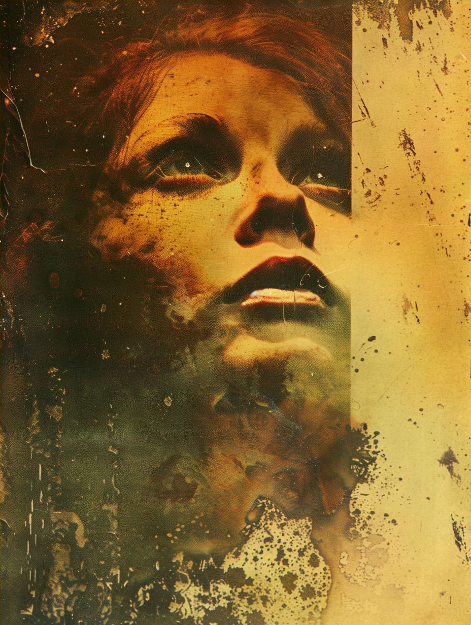 Golden Ethereal Portrait Decay - Image 4