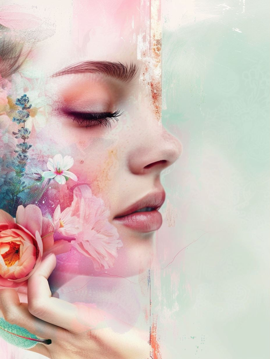 Ethereal Floral Portraits in Watercolor - Image 1