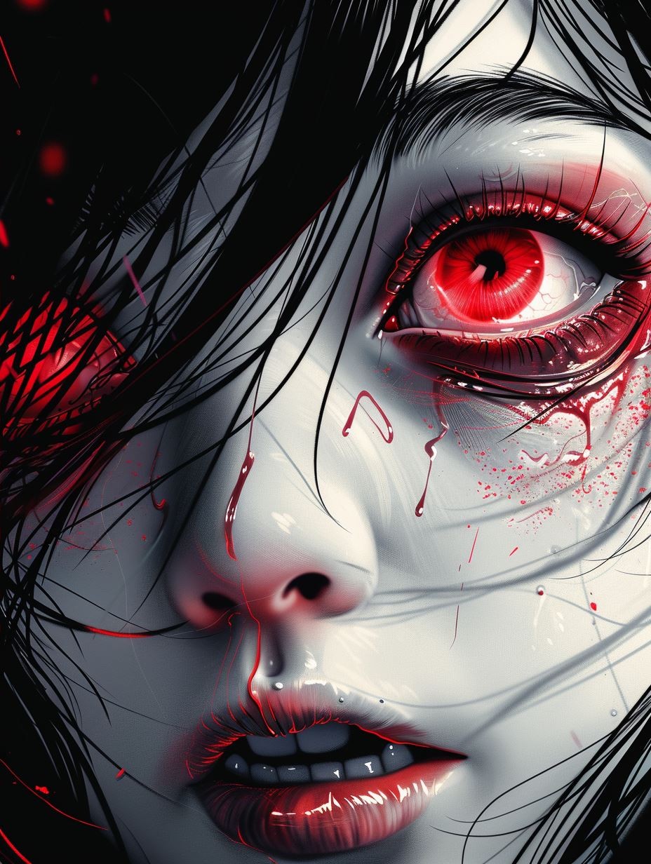 Crimson Visage of Dark Desire - Image 2