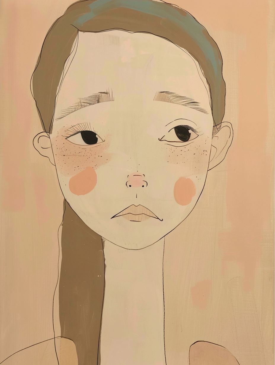 Minimalist Ethereal Portrait Study - Image 4
