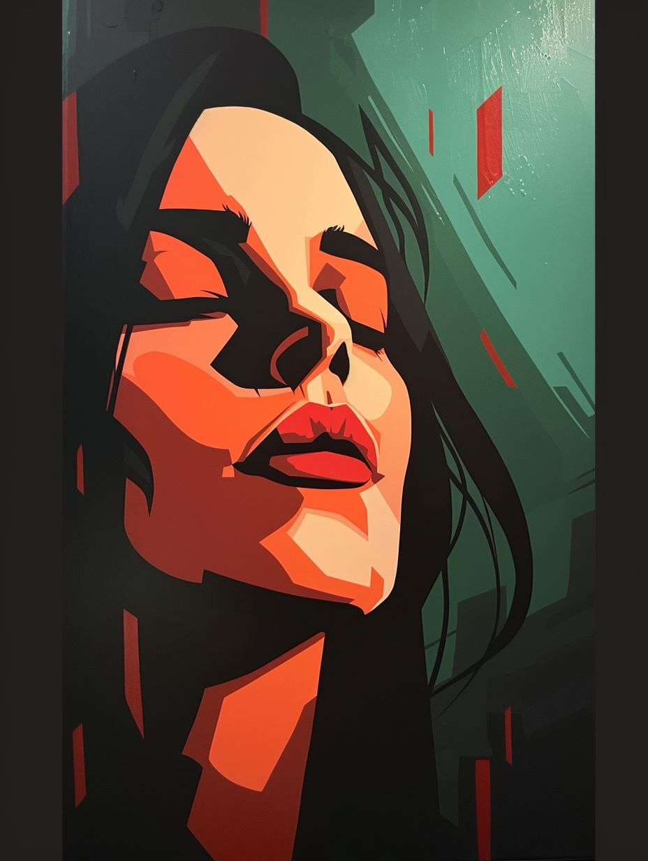 Moody Cinematic Vector Portraits - Image 1