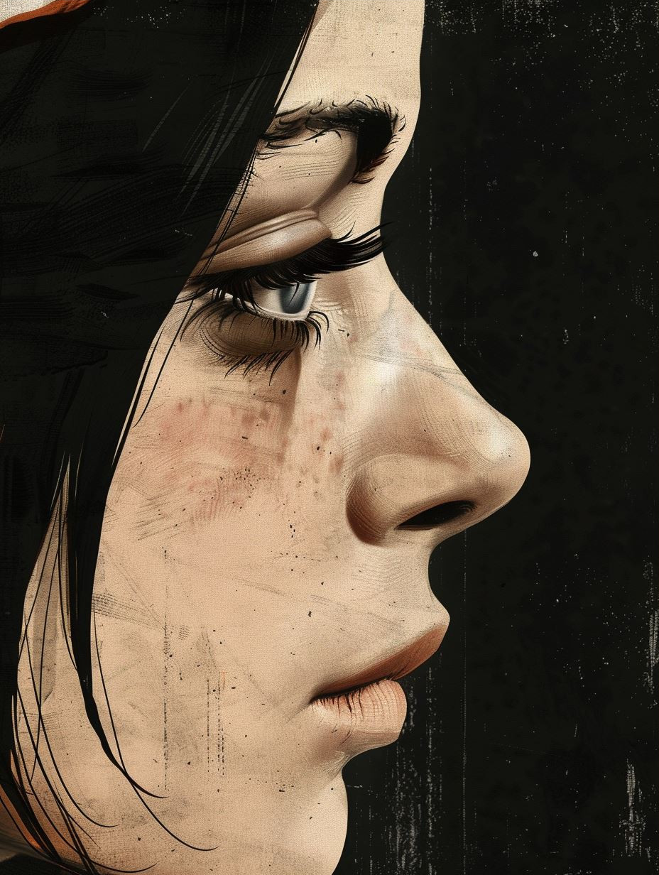 Shadows of Resilience: Digital Portrait Study - Image 3