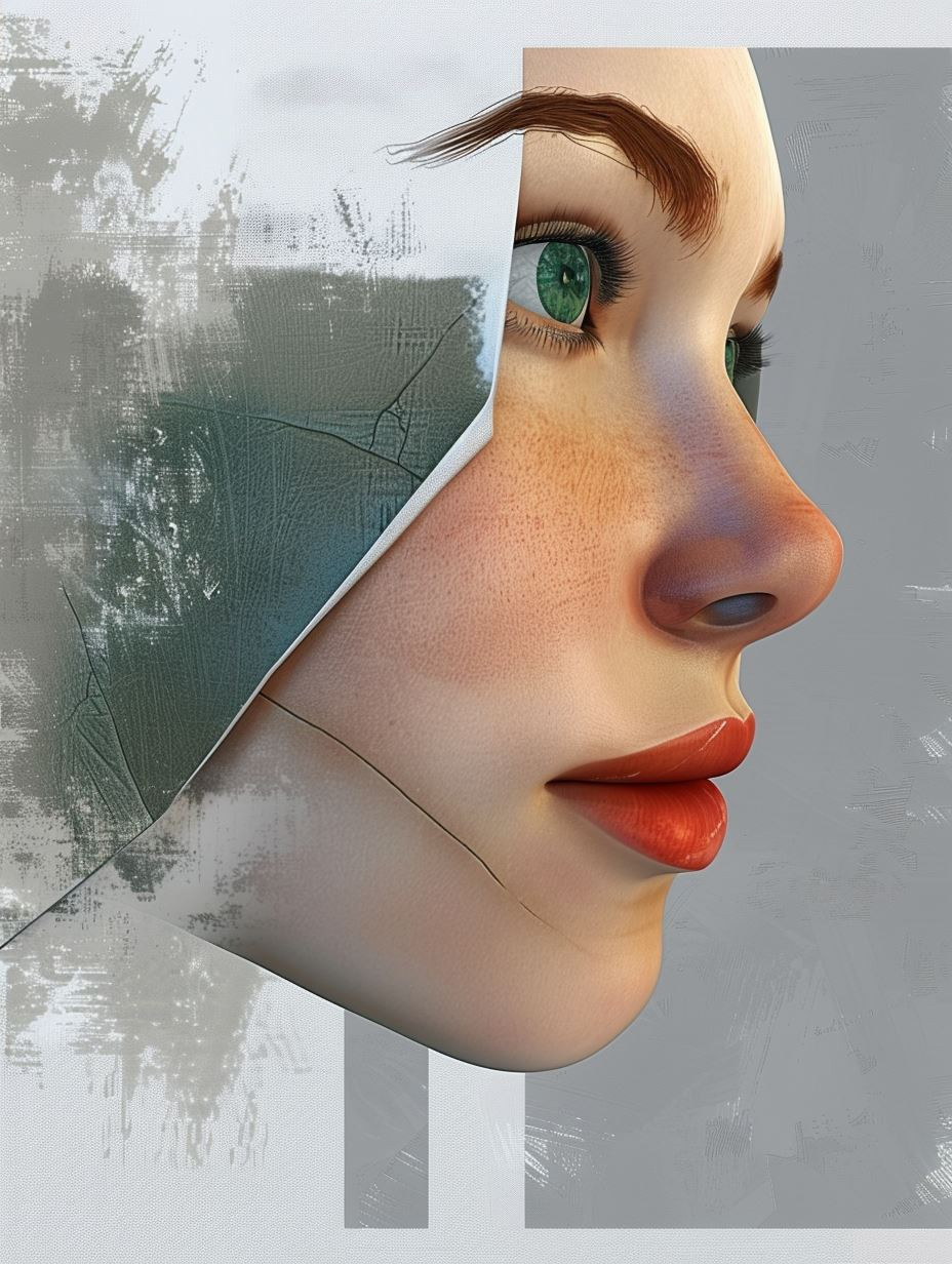 Fragmented Digital Portrait Studies - Image 4