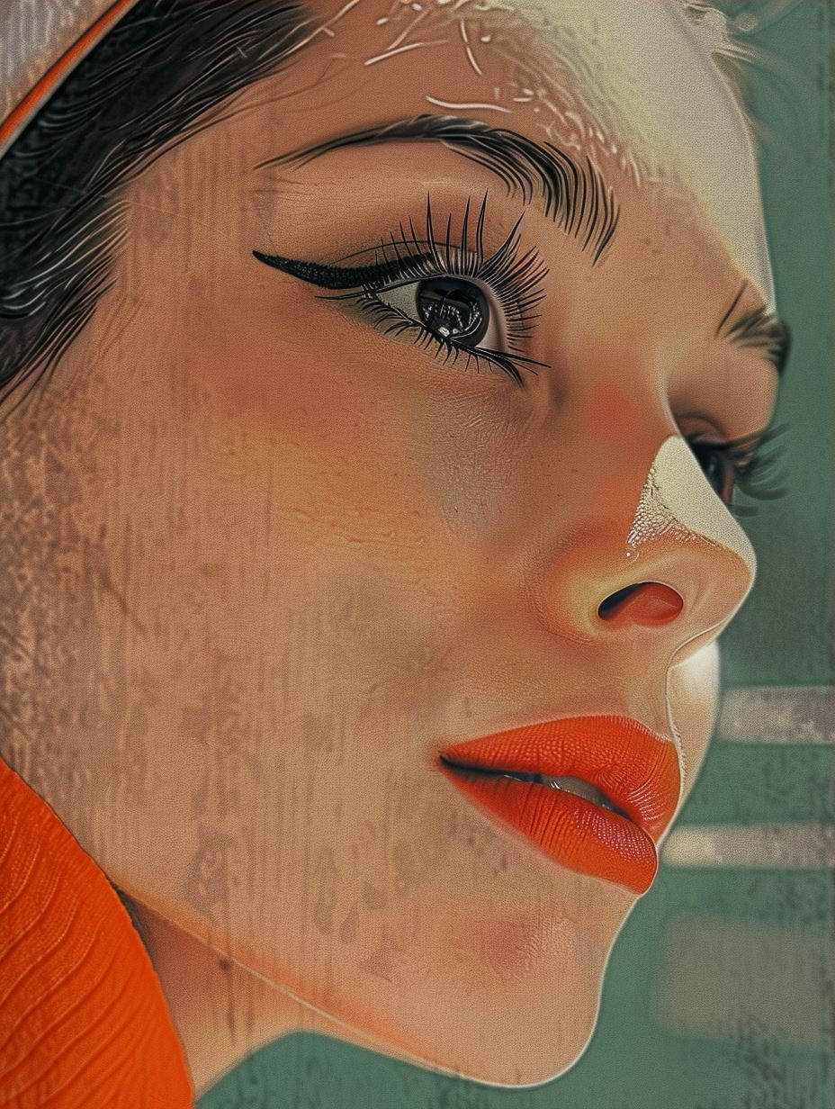 Vibrant Orange Cinematic Portraits - Image 3