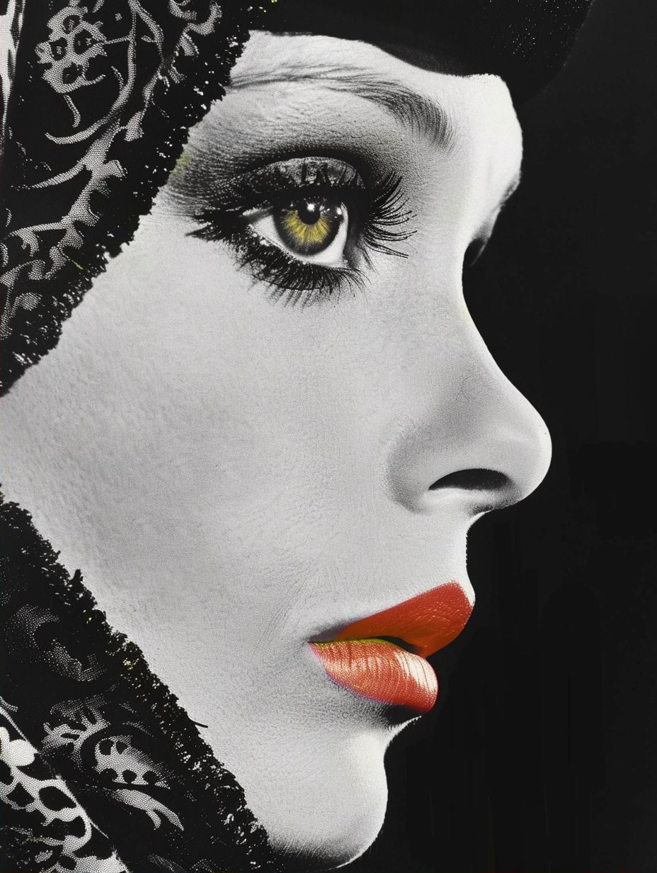 Vibrant Pop Art Portrait Collage - Image 2