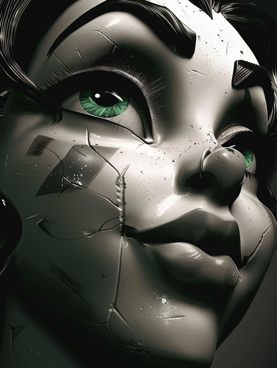 Digital Portraits of Stylized Female Characters - Image 3
