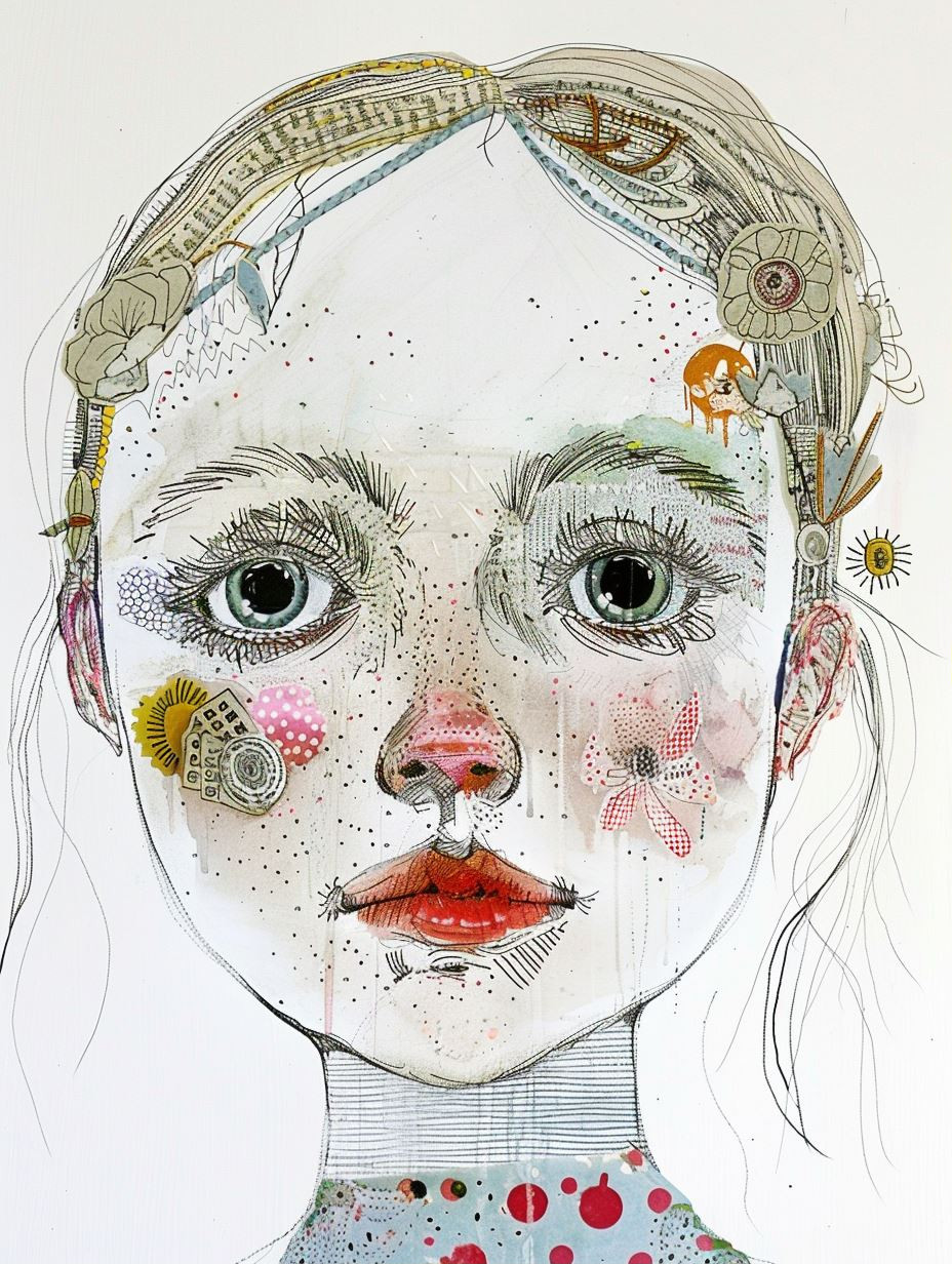 Whimsical Visions of Ethereal Faces - Image 1