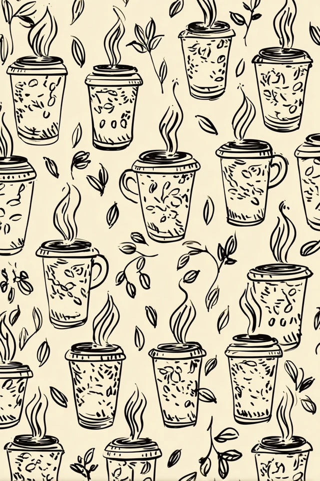 Artistic Ink Sketches and Pottery Collection - Image 4