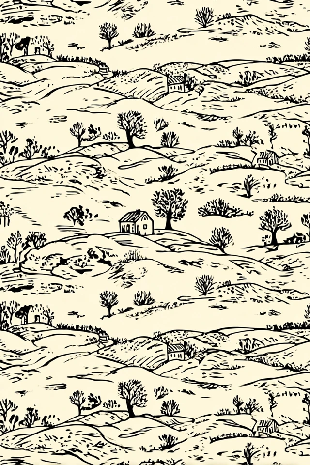 Artistic Ink Sketches and Pottery Collection - Image 2