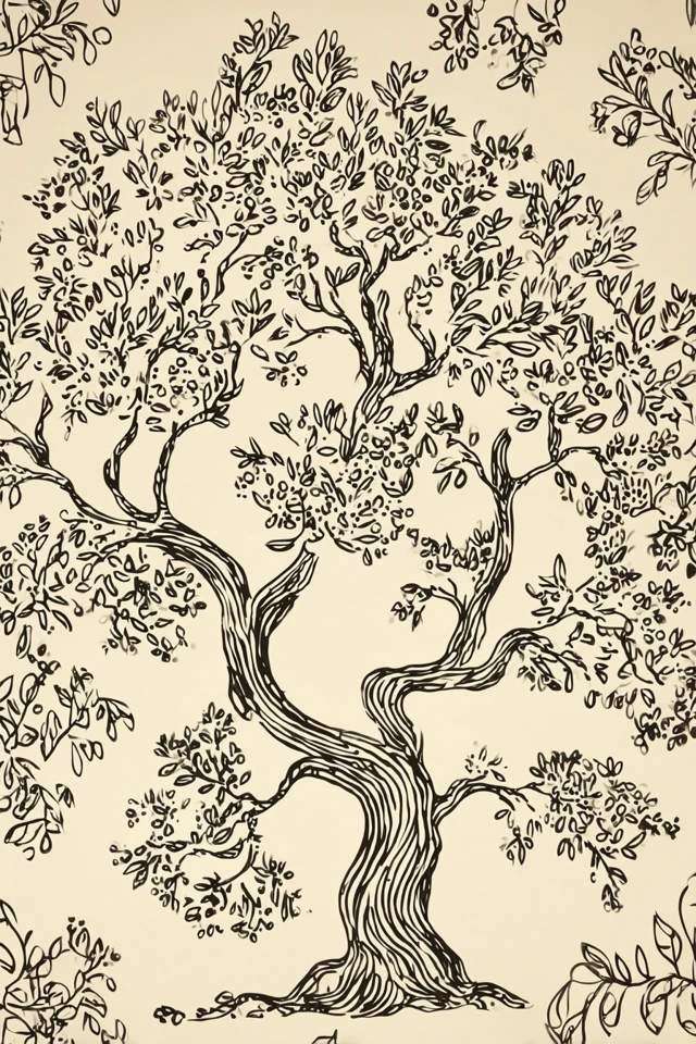 Artistic Ink Sketches and Pottery Collection - Image 5