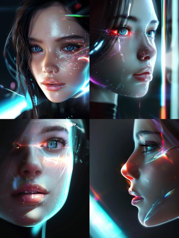 Neon Visions of a Cybernetic Future