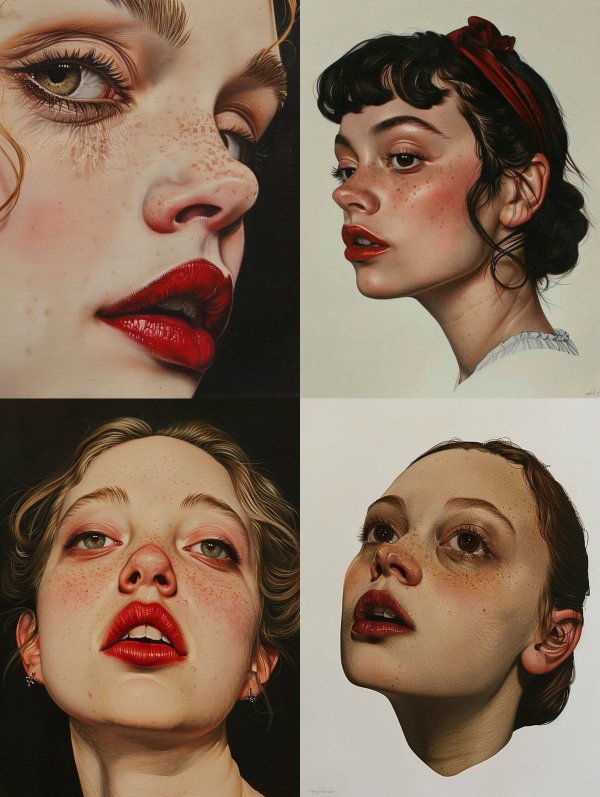 Vintage Cinematic Portrait Studies