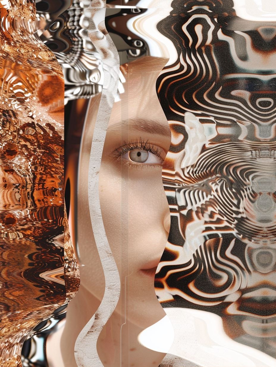 Liquid Distortion Portrait Study