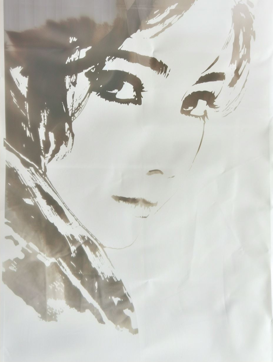 Ethereal Gaze: A Study in Sepia - Image 2