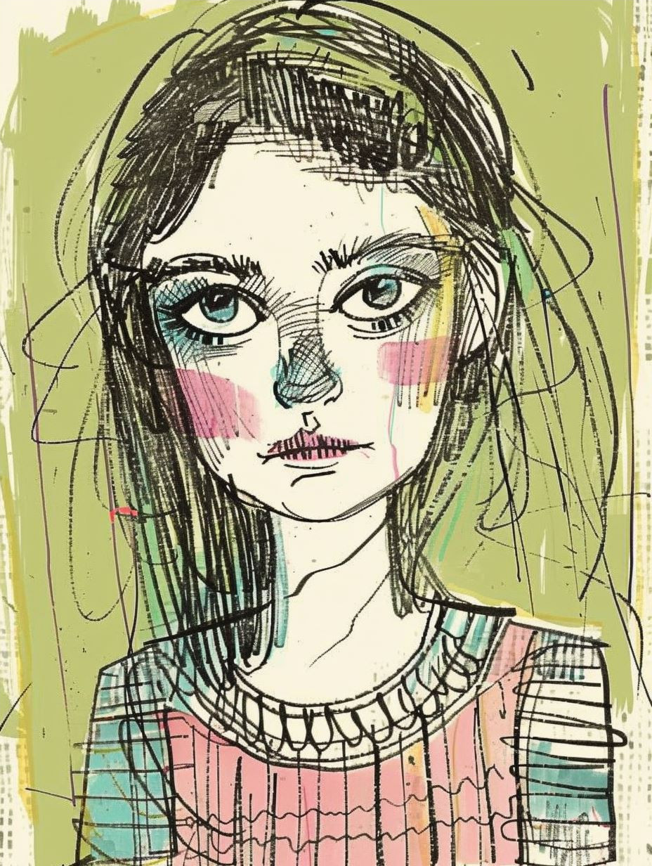 Fragmented Faces: A Study in Line - Image 4