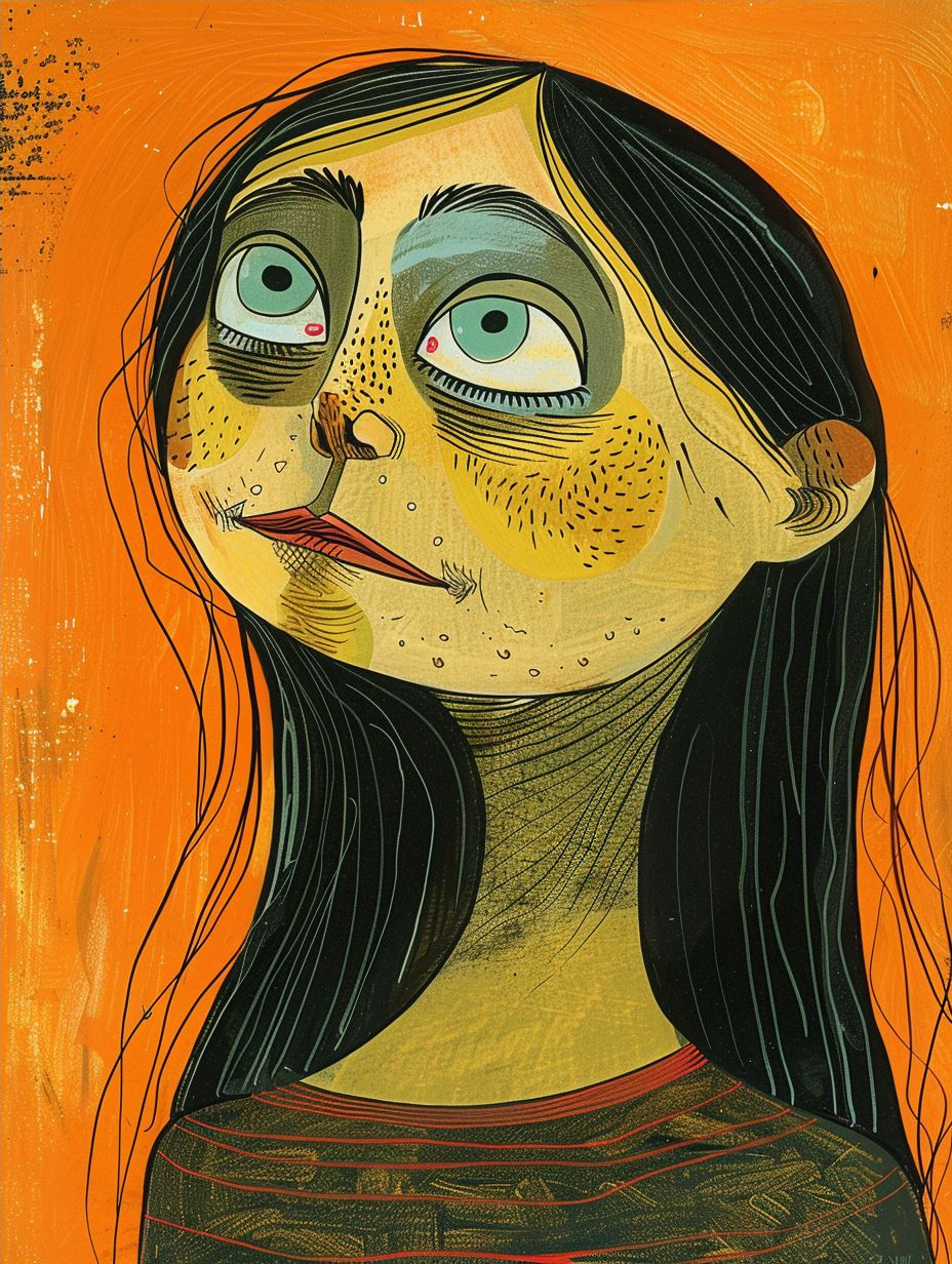 Melancholic Portraits in Ochre - Image 4
