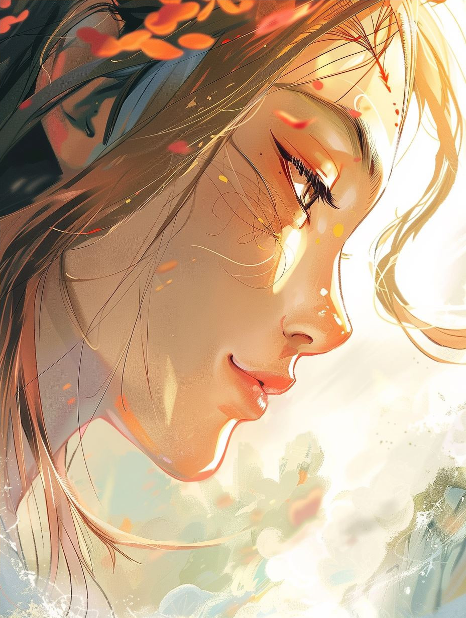 Ethereal Gazes: A Digital Portrait Study - Image 4