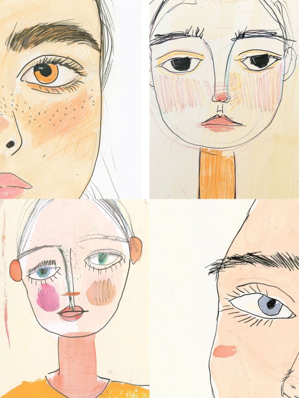 Minimalist Ethereal Portrait Studies