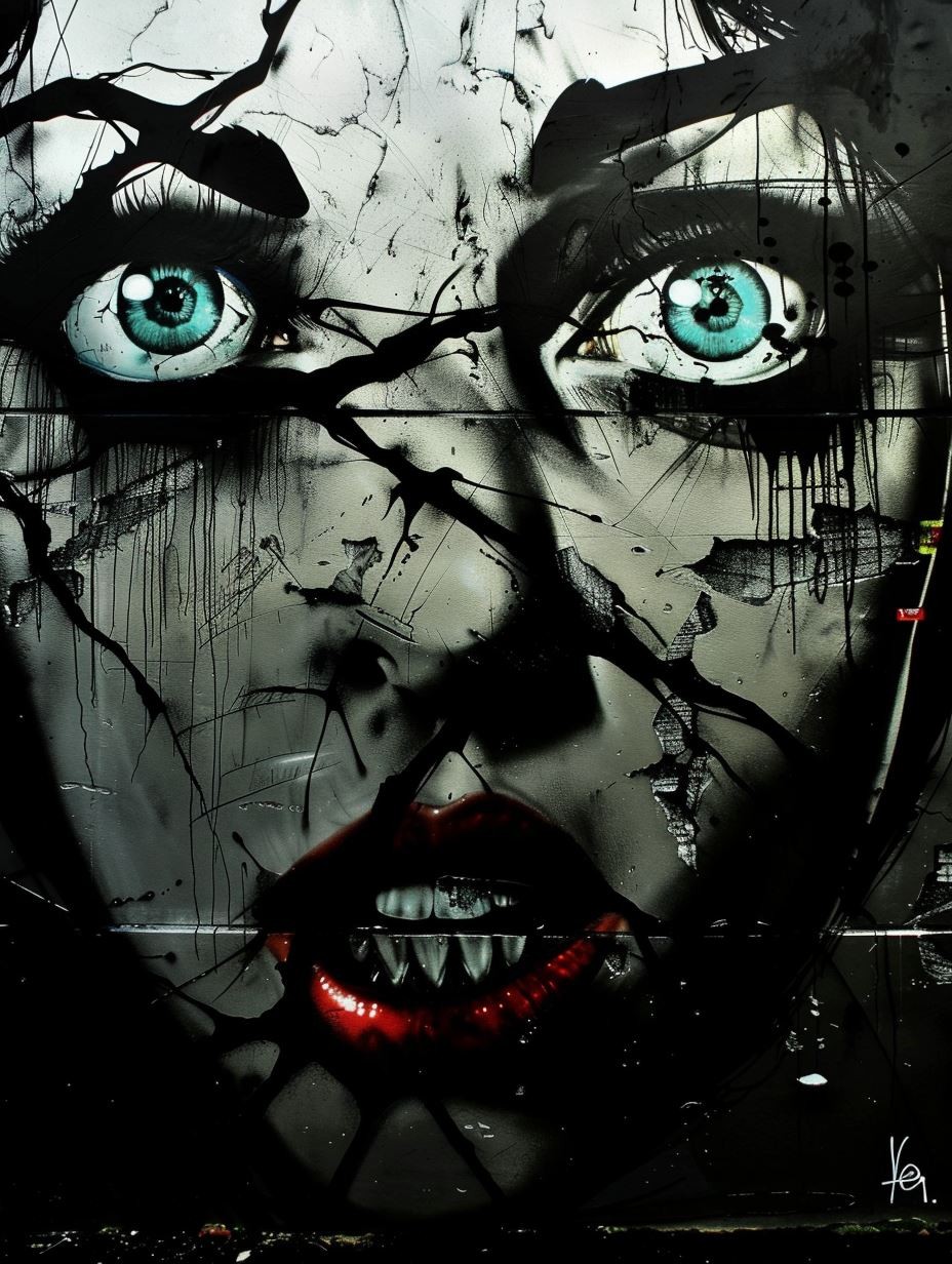 Dark Gothic Noir Portrait - Image 3