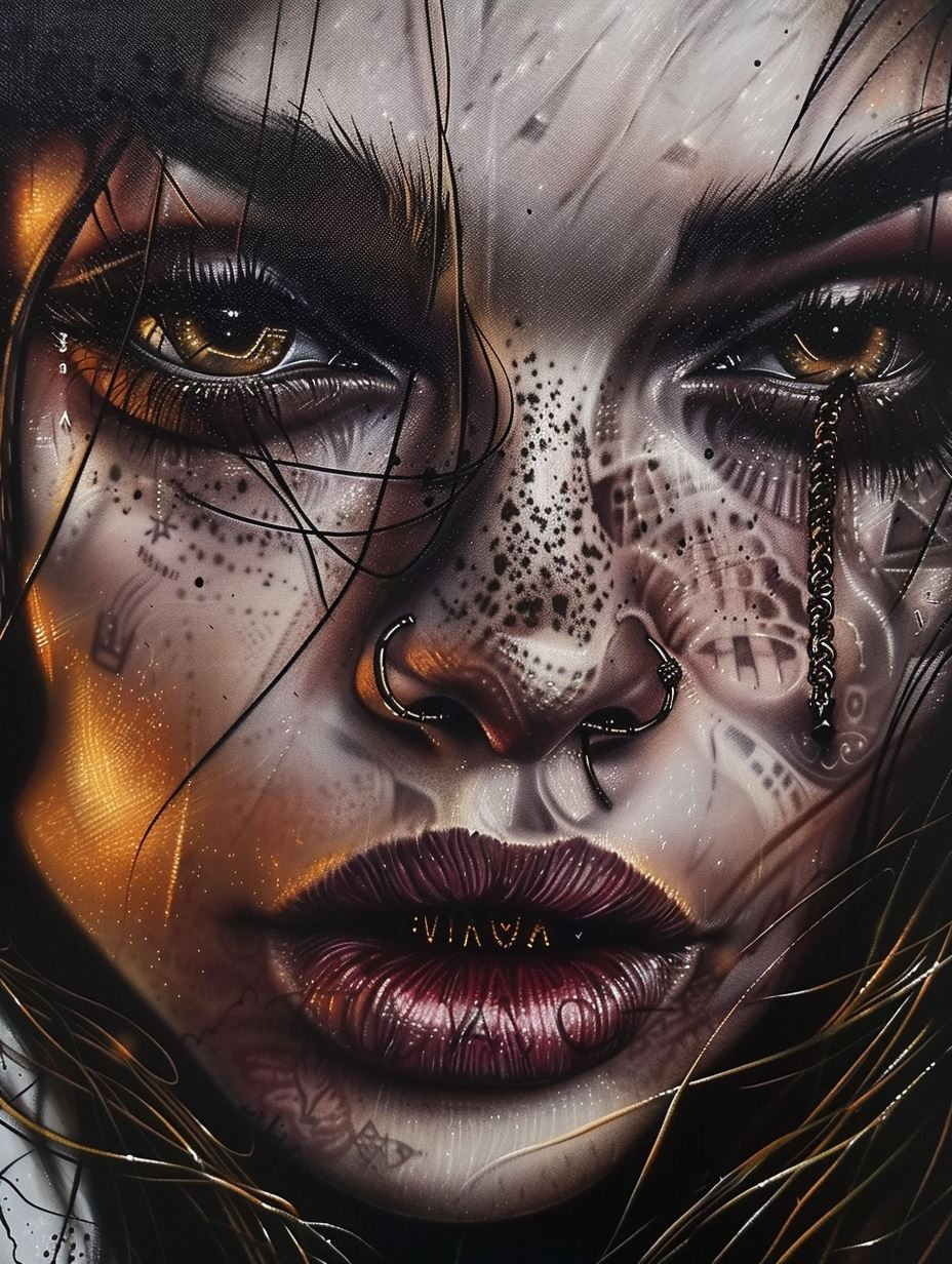 Mystic Gazes: A Study of Ethereal Beauty - Image 3