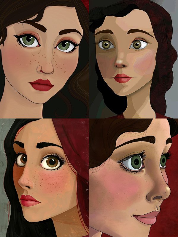 Four Visions of Digital Feminine Beauty