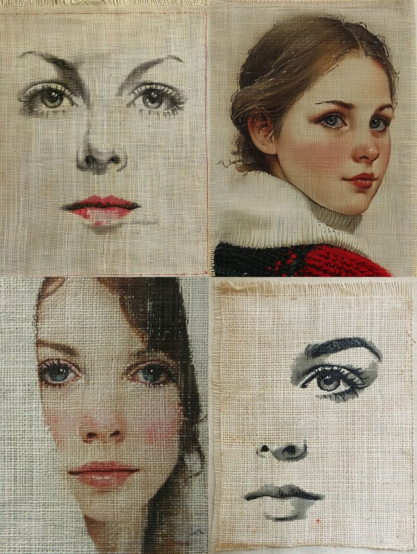 Woven Gaze in Linen Thread