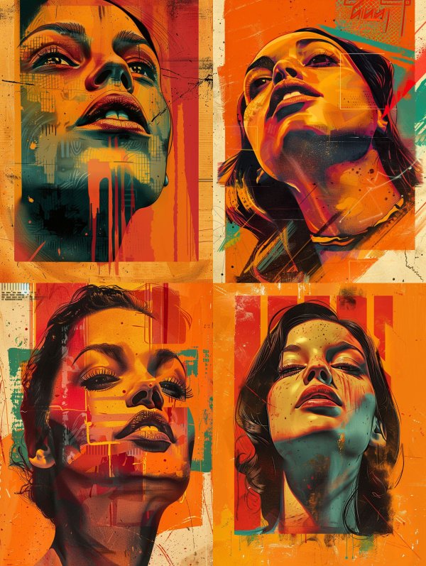 Vibrant Urban Expressionist Portraits