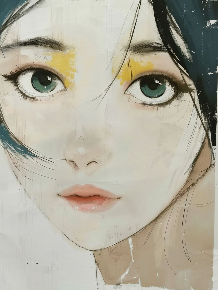 Ethereal Gaze: Anime Portrait Studies - Image 4
