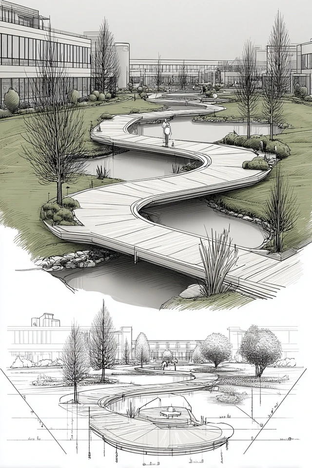 Architectural Pencil Study - Image 2