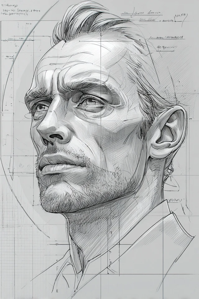 Architectural Pencil Study - Image 1